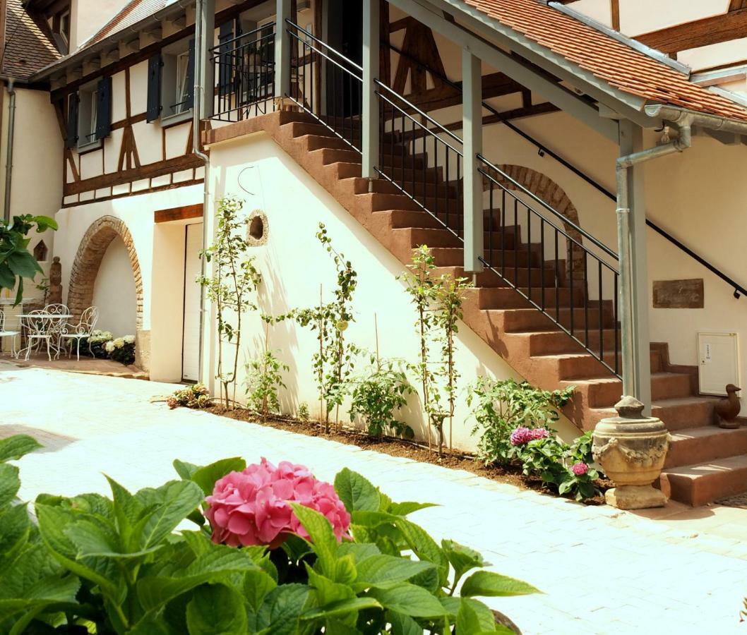La Cour Sainte Agnes Apartment Obernai Bagian luar foto